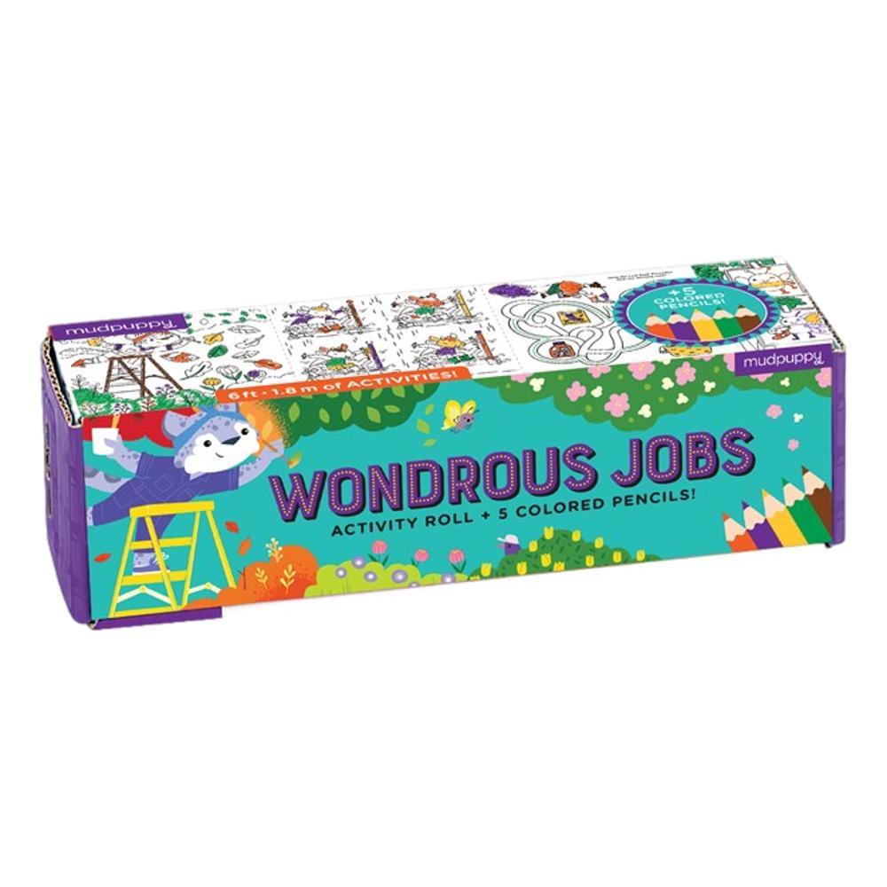  Mudpuppy Wondrous Jobs Activity Roll
