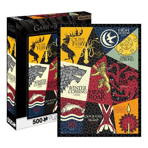 Aquarius Game of Thrones Mottos 500 Piece Jigsaw Puzzle