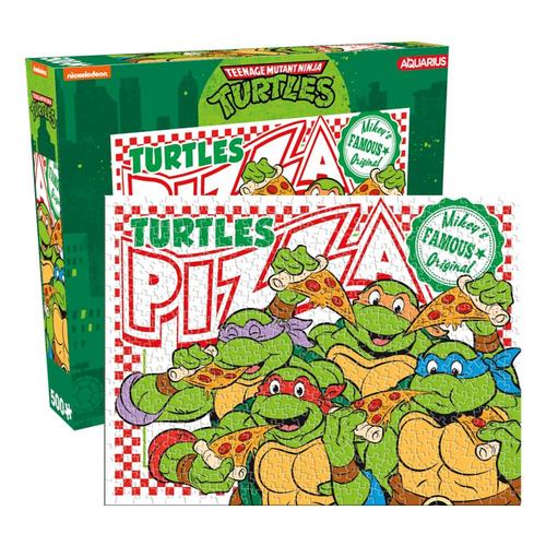 Aquarius TMNT Pizza 500 Piece Jigsaw Puzzle