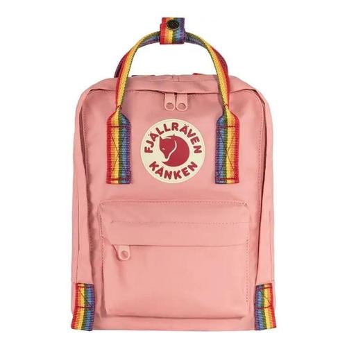 Fjallraven Kanken Rainbow Mini Backpack - 7L Pink_312907