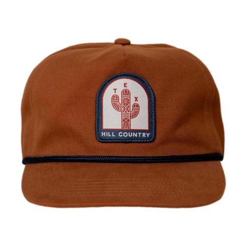 Texas Hill Country Provisions Desert Fractals Guadalupe Snapback Pecan