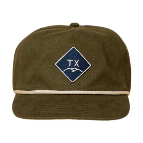 Texas Hill Country Provisions TX Hills Diamond Guadalupe Snapback Olive