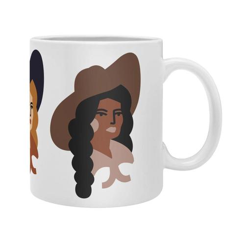 Deny Designs Multi Culture Cowgirl Coffee Mug