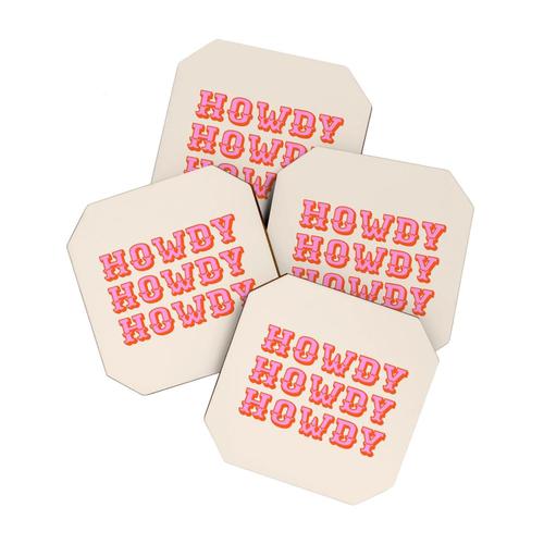 Deny Designs Howdy Howdy Coaster Set