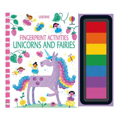 Fingerprint Activities, Unicorns and Fairies by Fiona Watt