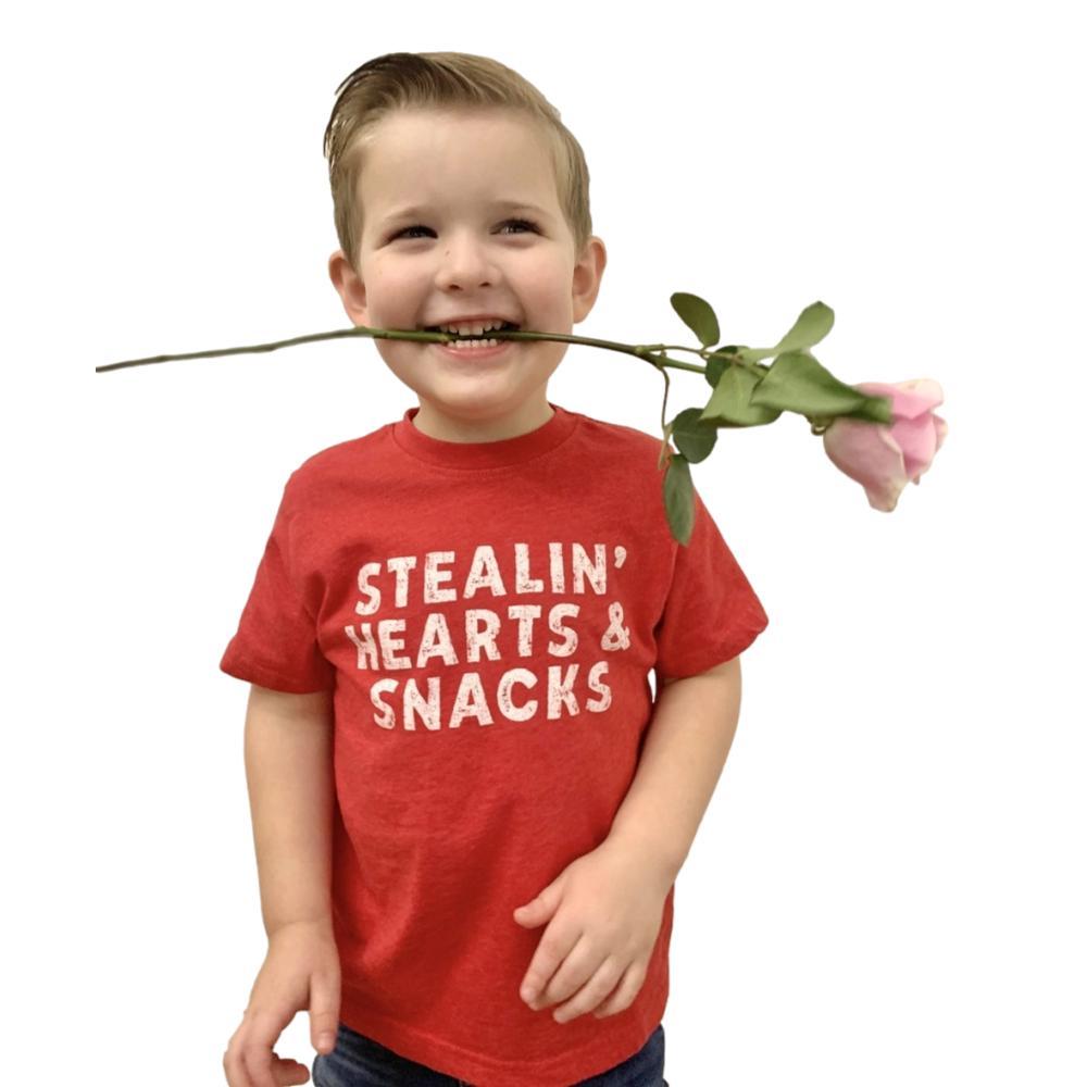 Whole Earth Provision Co.  SOUTHERN FRIED DESIGN Southern Fried Design  Toddler Stealin' Hearts and Snacks Shirt