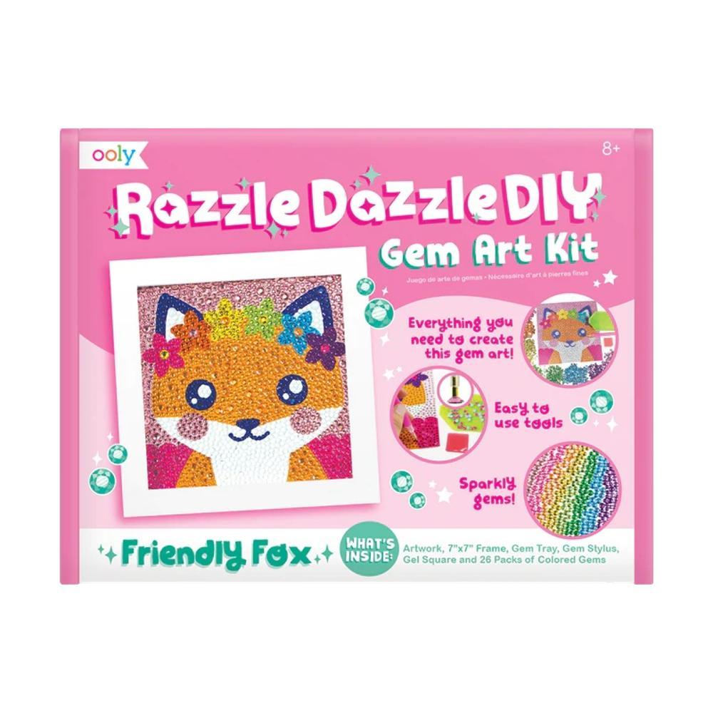  Ooly Razzle Dazzle Diy Gem Art Kit - Friendly Fox