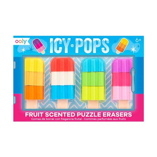 OOLY Icy Pops Scented Puzzle Erasers