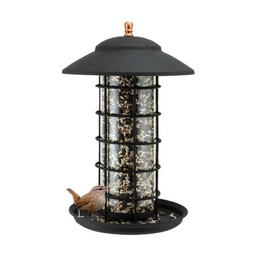 Woodlink Modern Farmhouse Metal and Glass Seed Feeder