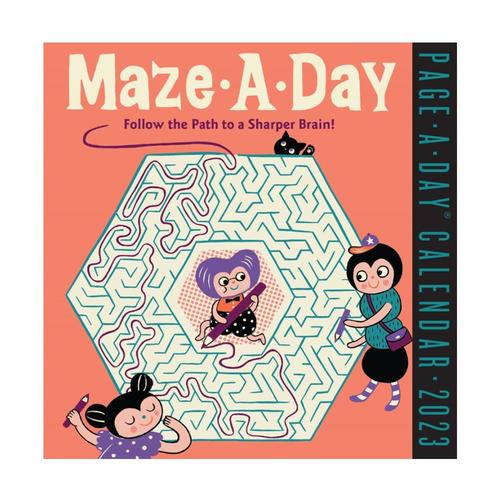 Maze-A-Day Page-A-Day Calendar 2023 by Workman Calendars