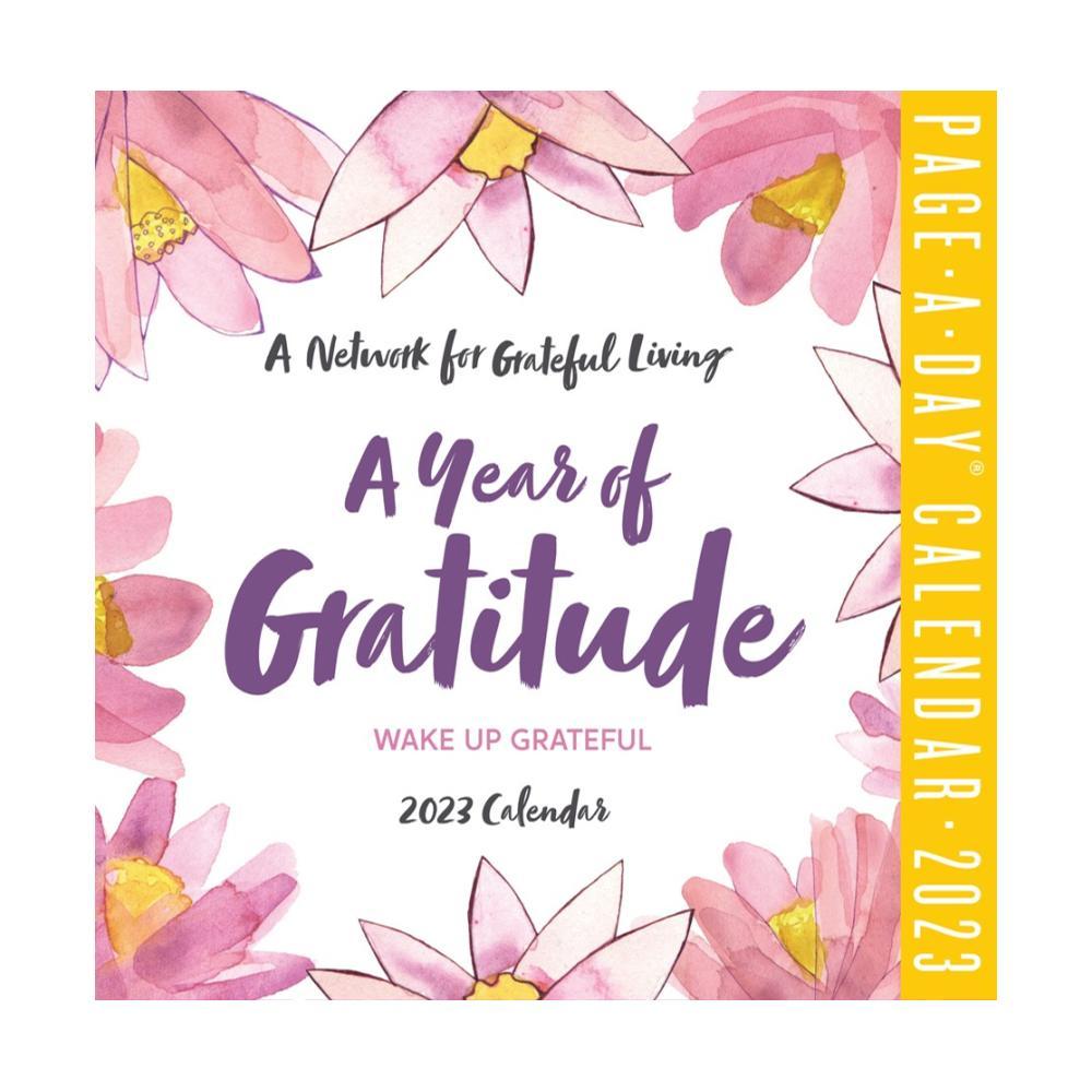  A Year Of Gratitude Page- A- Day Calendar 2023 By Workman Calendars