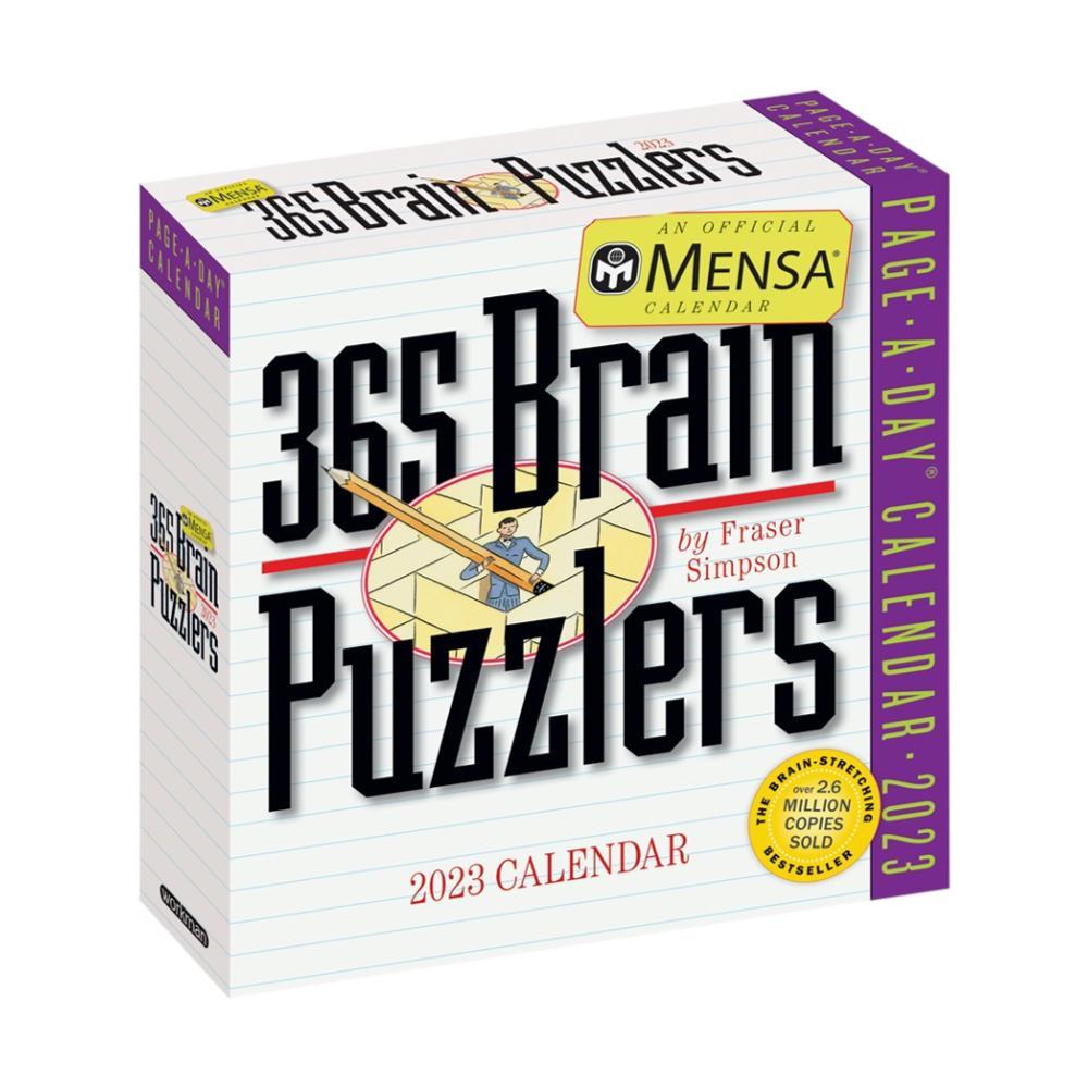  Mensa 365 Brain Puzzlers Page- A- Day Calendar 2023 By Fraser Simpson And Workman Calendars