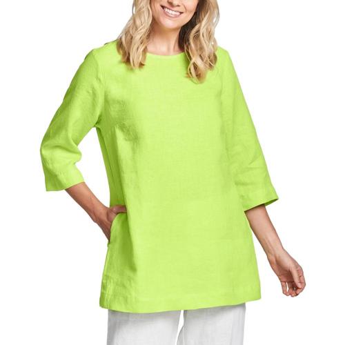FLAX Women's Muse Tunic Chartreuse
