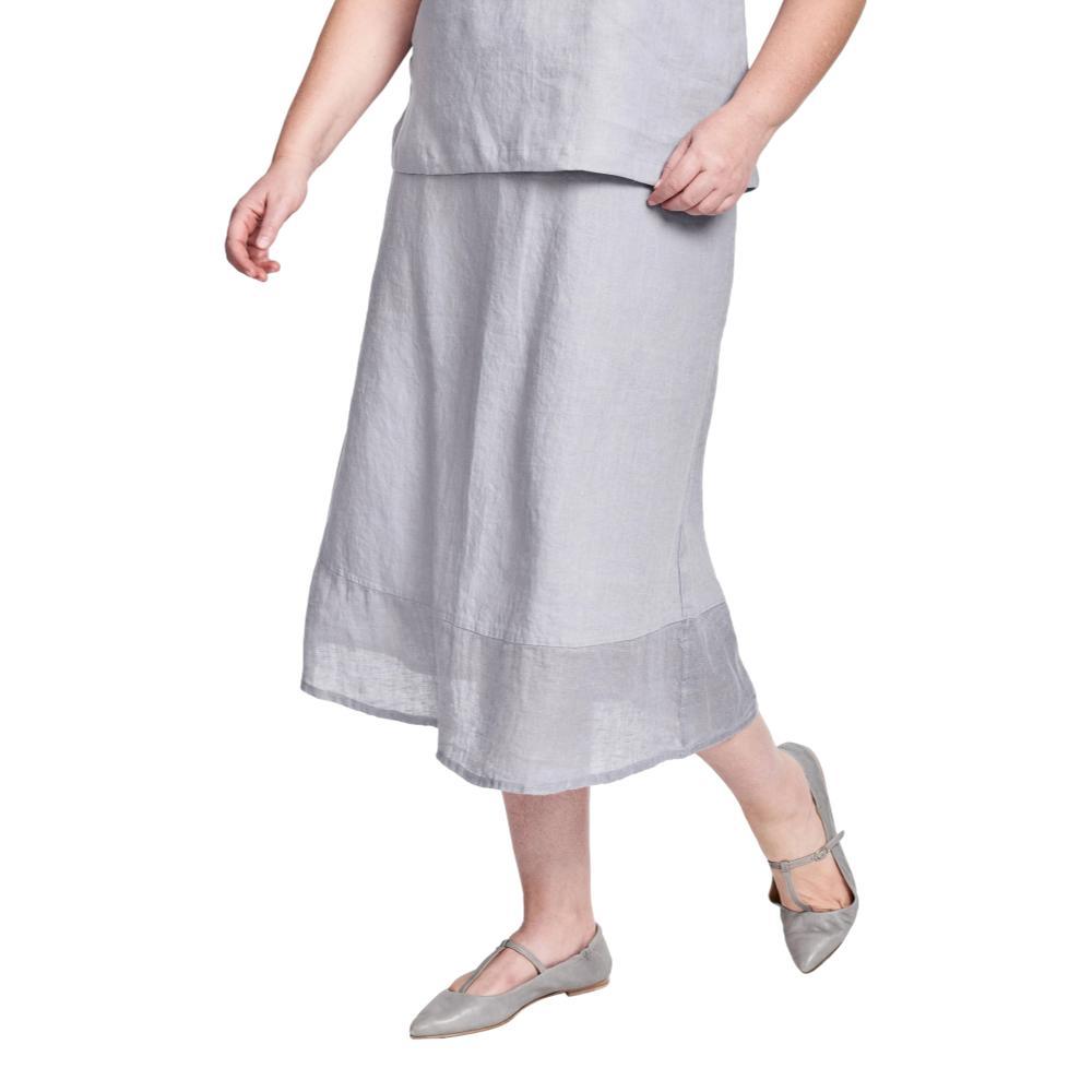 FLAX Women's Gauzy Skirt PLATINUM