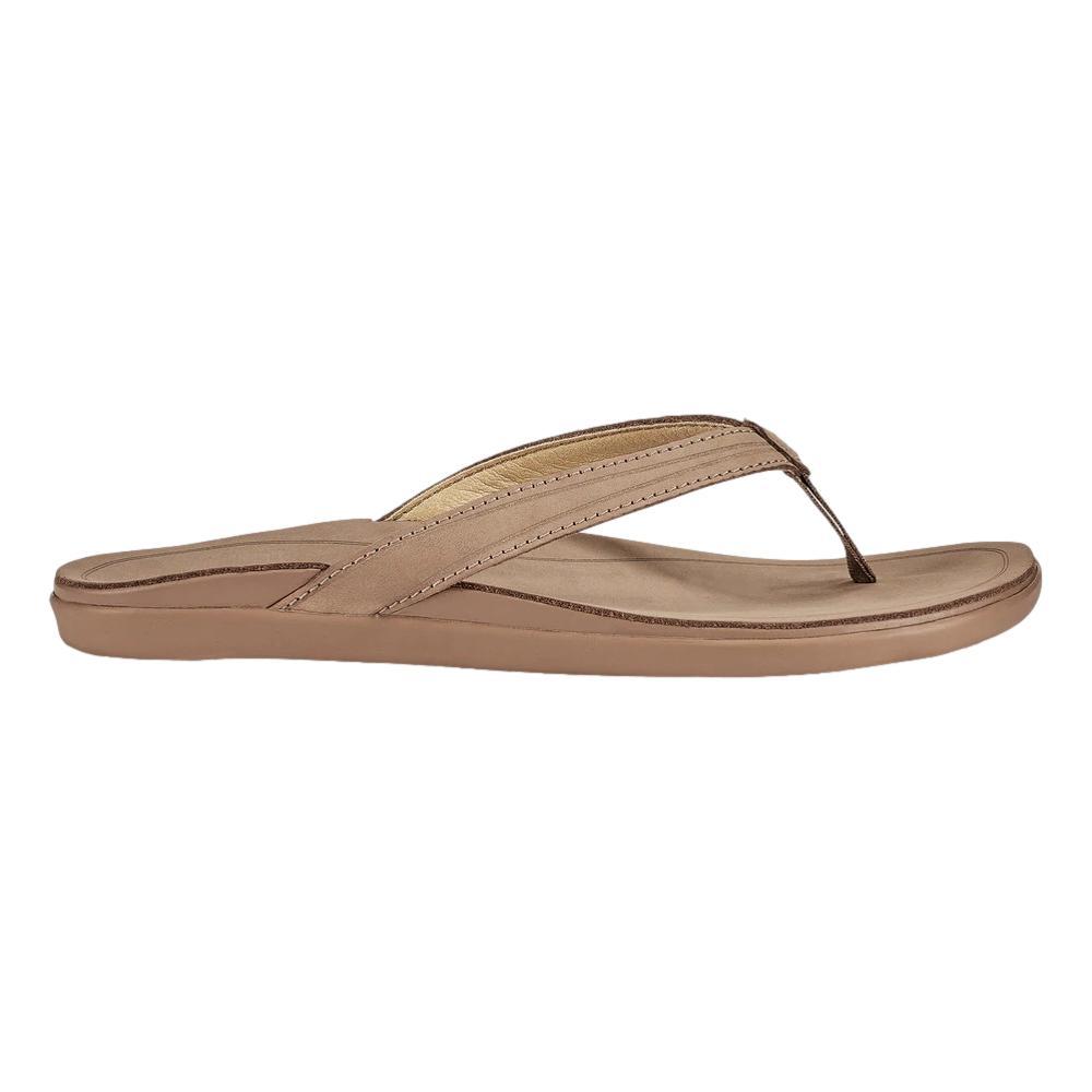 OluKai Women's 'Aukai Leather Sandals TAN_3434