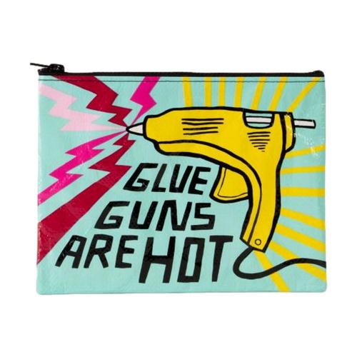 Blue Q Glue Guns Are Hot Zipper Pouch