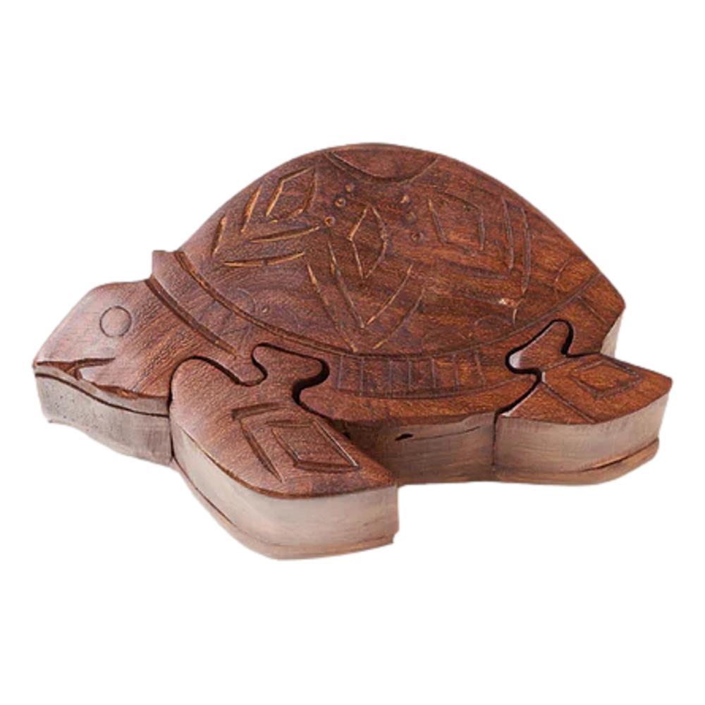  Matr Boomie Wooden Sea Turtle Puzzle Box