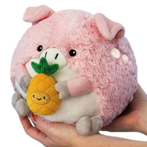Squishable Mini Squishable Pig Holding a Pineapple Plush