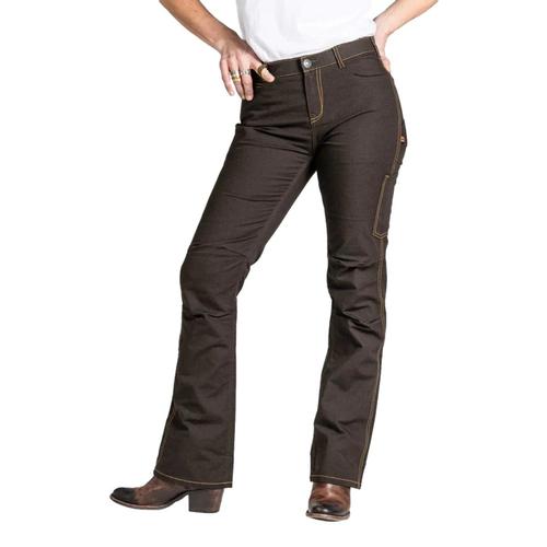 Dovetail Workwear Women's DX Bootcut CORDURA Canvas Jeans - 32in Inseam Kodiak_208