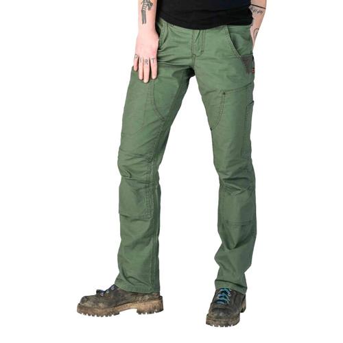 Dovetail Workwear Women's Britt X Ultra Light Lichen Green Ripstop Jeans - 30in Inseam Lichen_301