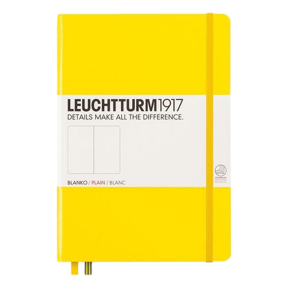 Leuchtturm1917 Hardcover Medium Blank Notebook LEMON
