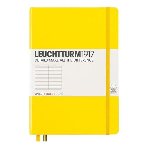 Leuchtturm1917 Hardcover Medium Ruled Notebook Lemon
