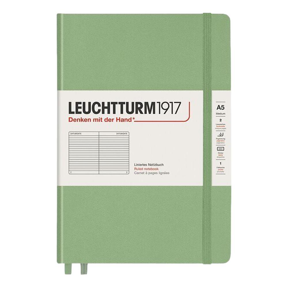 Leuchtturm1917 Hardcover Medium Ruled Notebook SAGE