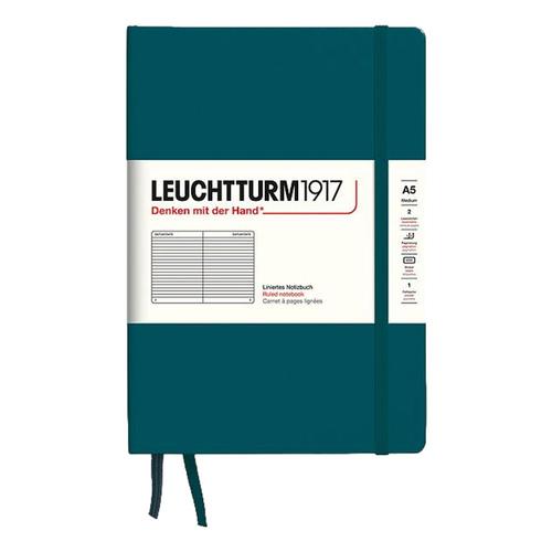 Leuchtturm1917 Hardcover Medium Ruled Notebook Pacific_grn
