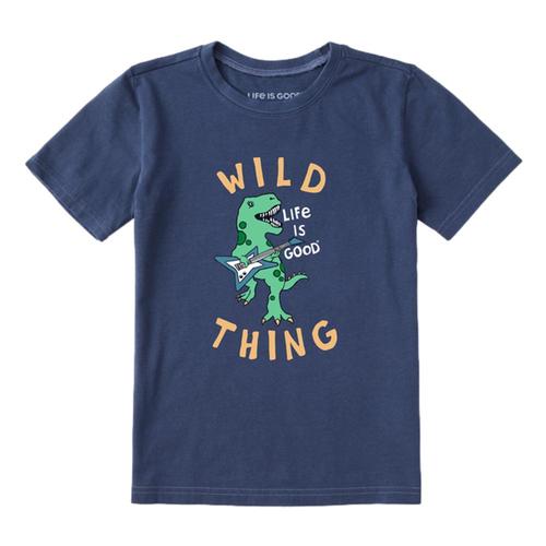 Life is Good Toddler Wild Thing Crusher T-Shirt Drkstblue