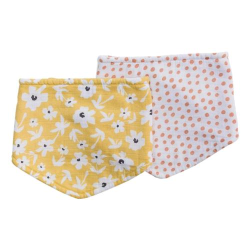 Mary Meyer Lulujo Bandana Bibs - Wildflower & Dots Wildflwrdots