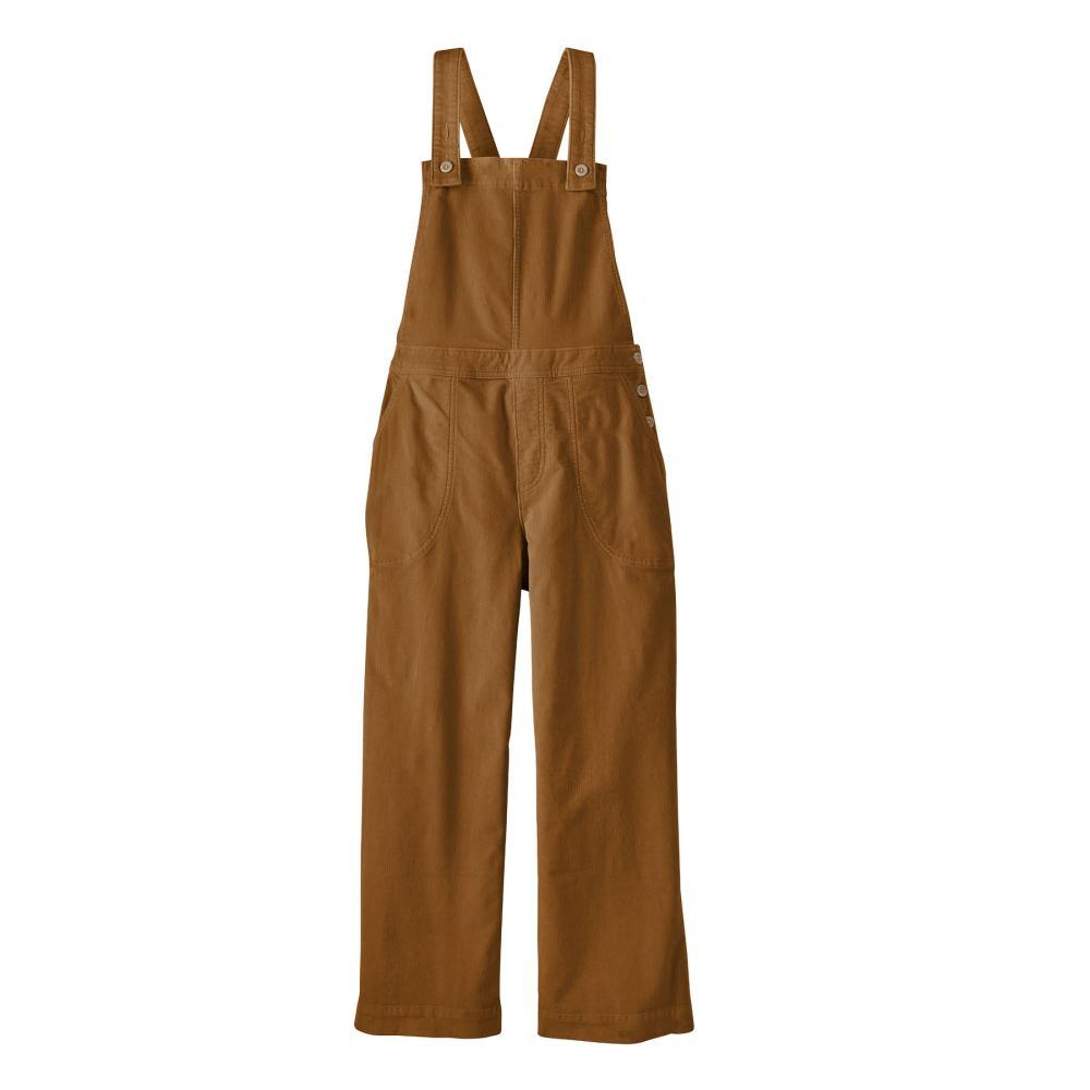 Patagonia Women's Stand Up Cropped Corduroy Overalls BROWN_NESB