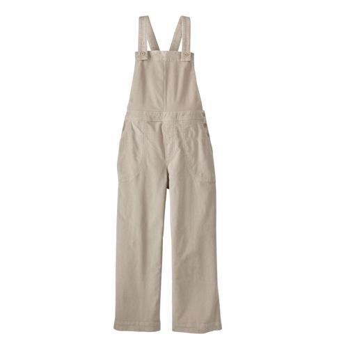 Patagonia Women's Stand Up Cropped Corduroy Overalls Pumice_pum