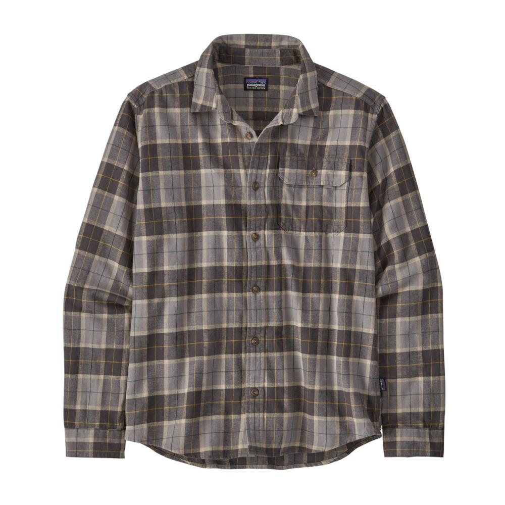 Patagonia Men's Cotton in Conversion Fjord Flannel Long Sleeve Shirt GREY_BEFG