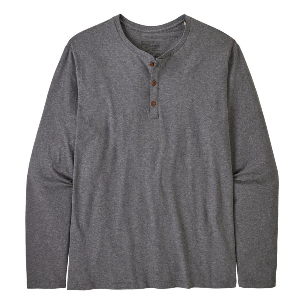 Patagonia Men's Regenerative Organic Certified Cotton Lightweight Henley NGREY_NGRY
