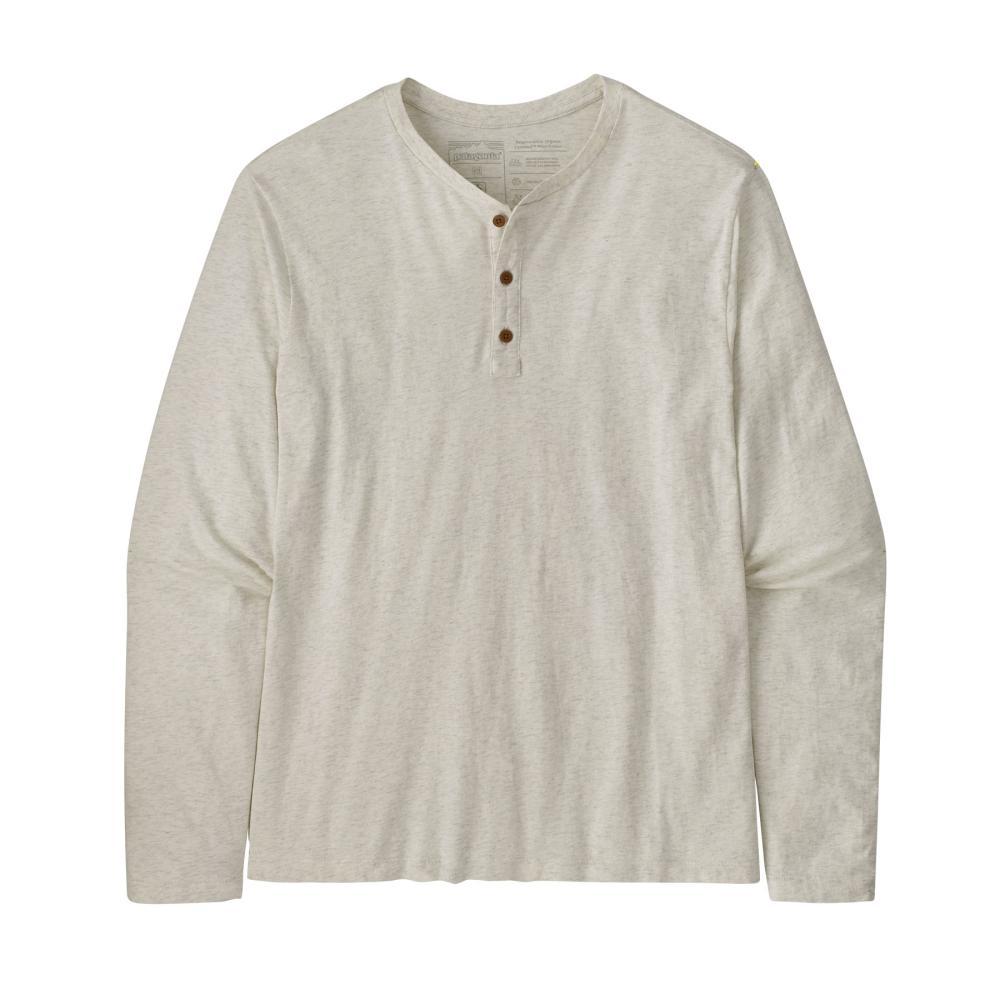 Patagonia Men's Regenerative Organic Certified Cotton Lightweight Henley WHITE_BCW