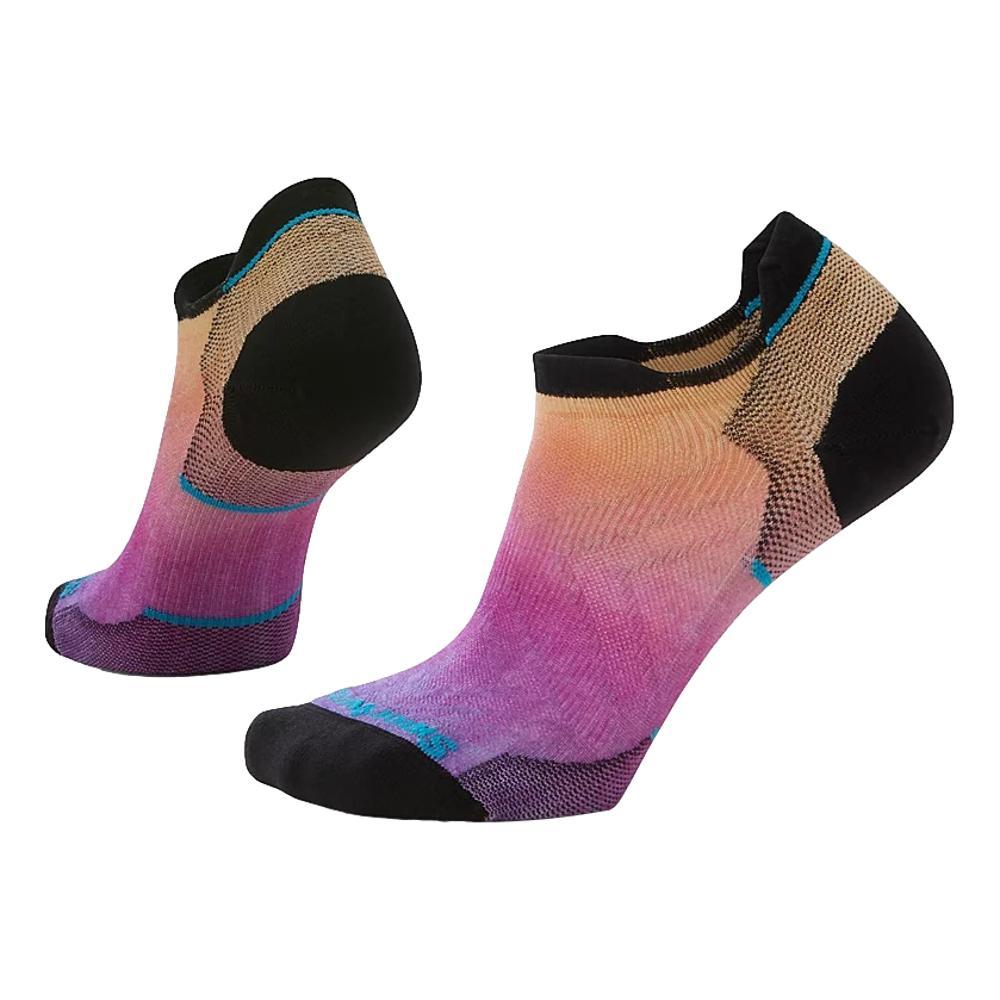 Smartwool Women's Run Zero Cushion Ombre Print Low Ankle Socks TANDORNG_823