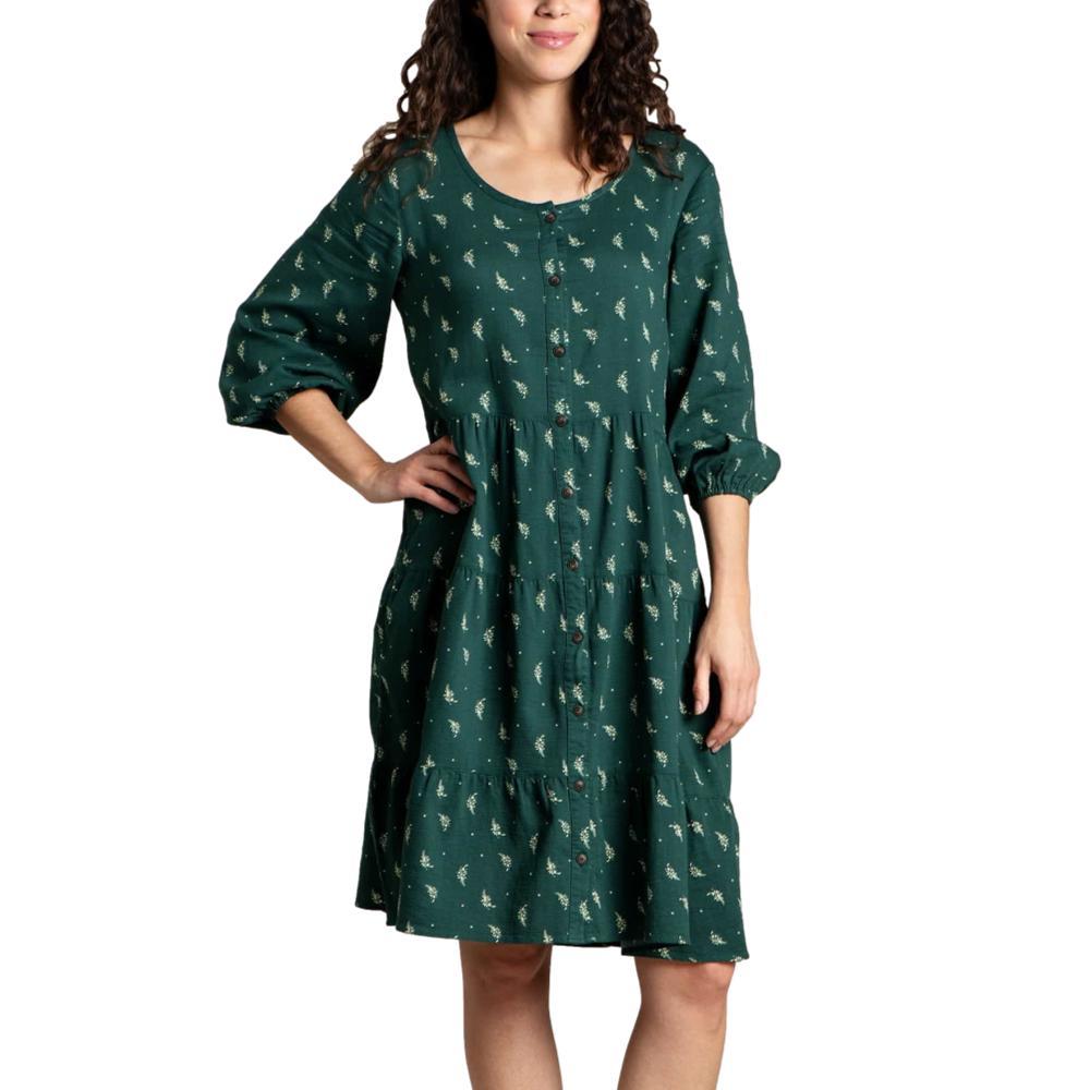 Toad&Co Women's Manzana Tiered Long Sleeve Dress STARSH_917