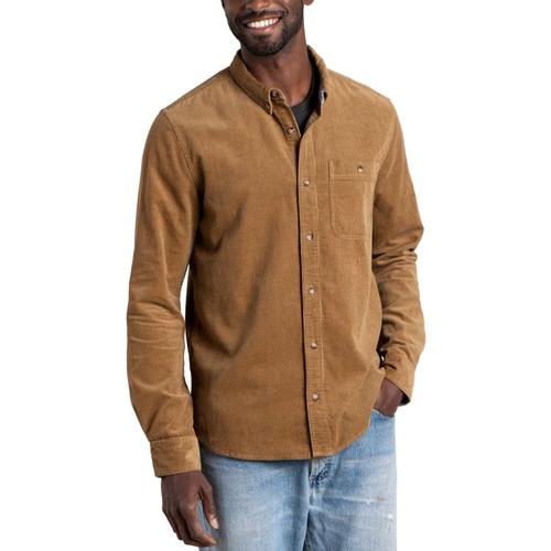 Toad&Co Men's Scouter Cord Long Sleeve Shirt Honey_201