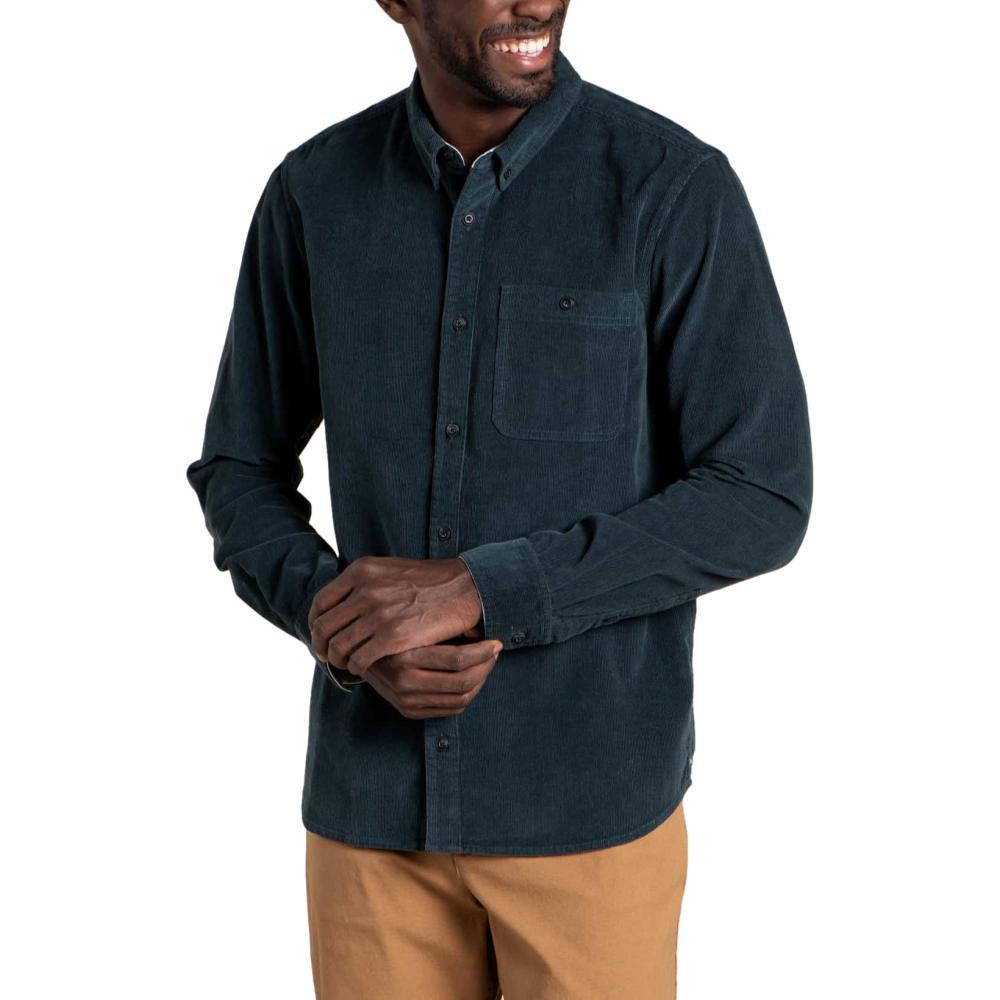 Toad&Co Men's Scouter Cord Long Sleeve Shirt MIDNIGHT_453