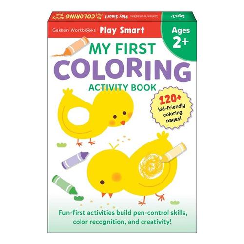 Play Smart My First Coloring Book 2+ by Gakken Early Childhood Experts