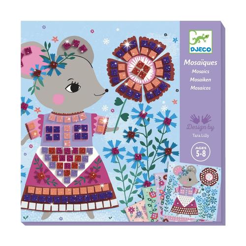 Djeco Lovely Pets Sticker Mosaic Craft Kit