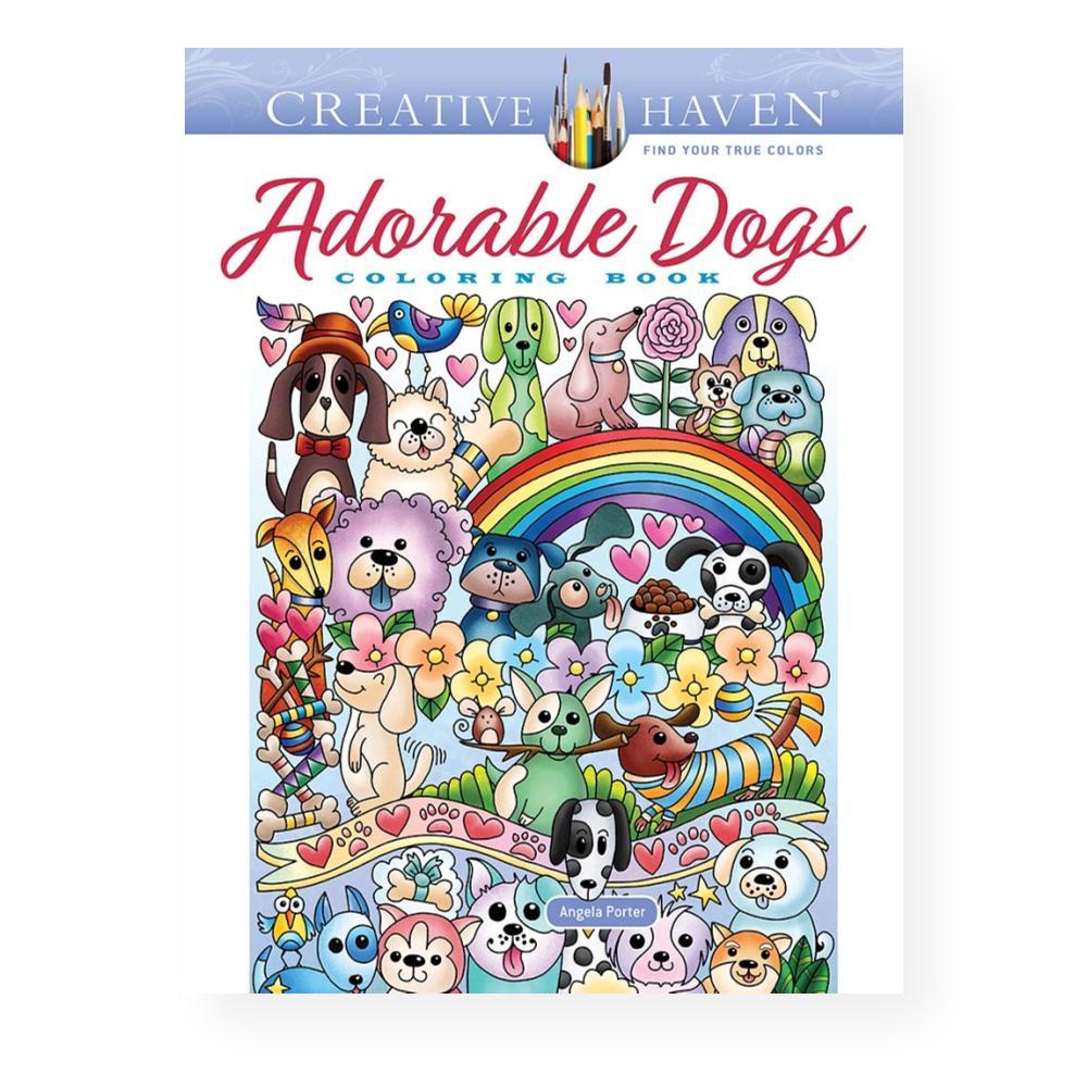  Creative Haven Adorable Dogs Coloring Book By Dr.Angela Porter