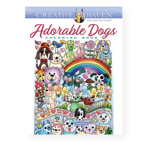 Creative Haven Adorable Dogs Coloring Book by Dr. Angela Porter