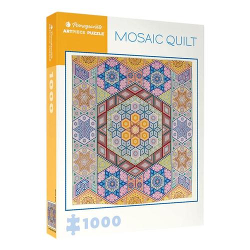 Pomegranate Mosaic Quilt 1000 Piece Jigsaw Puzzle