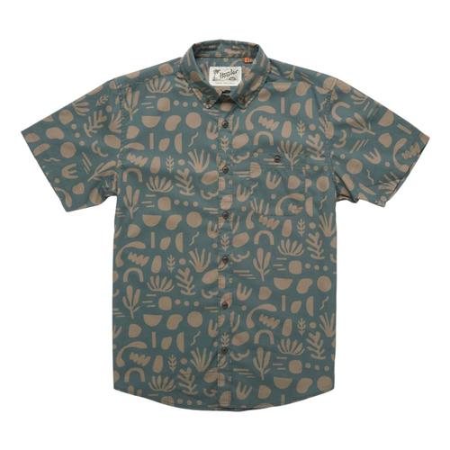 Howler Brothers Men's Mansfield Shirt Forest_dar