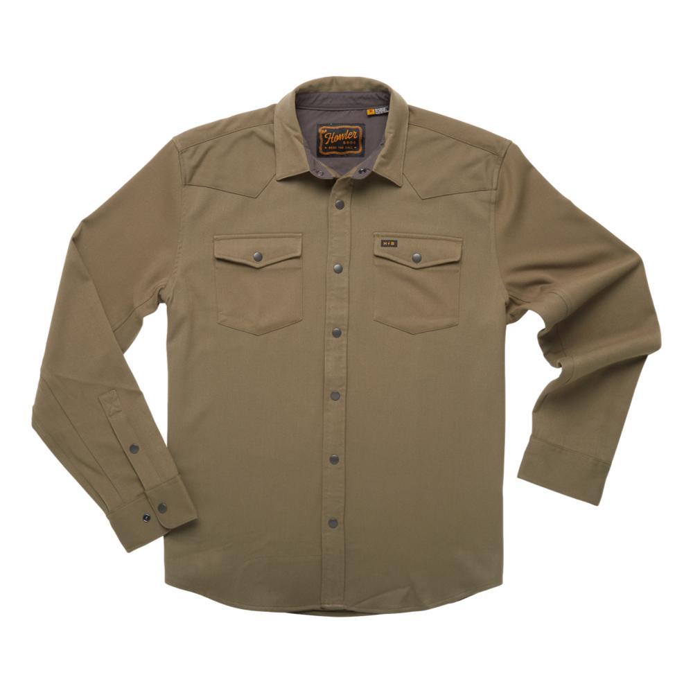Howler Brothers Men's Stockman Stretch Snapshirt GREEN_MOU