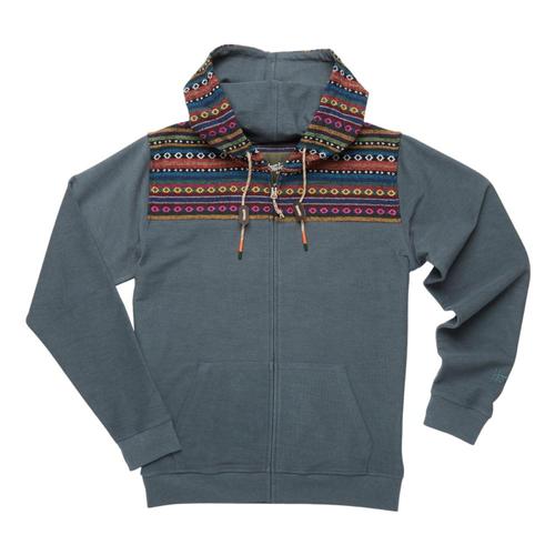 Howler Brothers Men's Shaman Hoodie Blue_smo