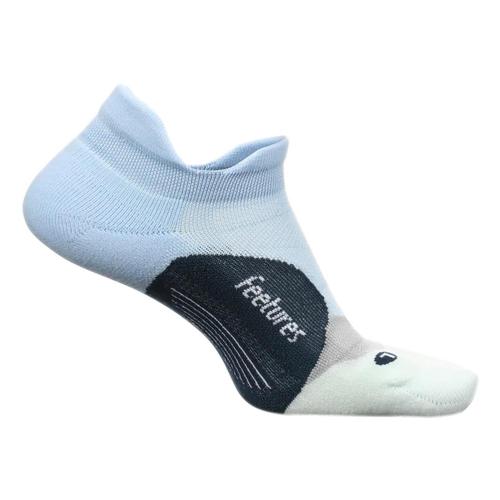 Feetures Unisex Elite Ultra Light No Show Tab Socks Seaice