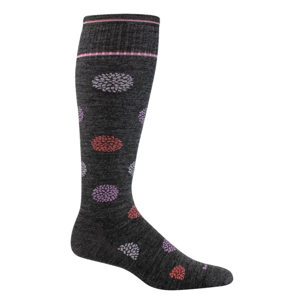 Sockwell Women's Full Bloom Moderate Graduated Compression Socks CHARCOAL_850
