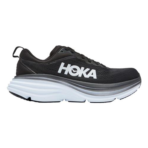 HOKA ONE ONE Women's Bondi 8 Road Running Shoes Blk.Wht_bwht